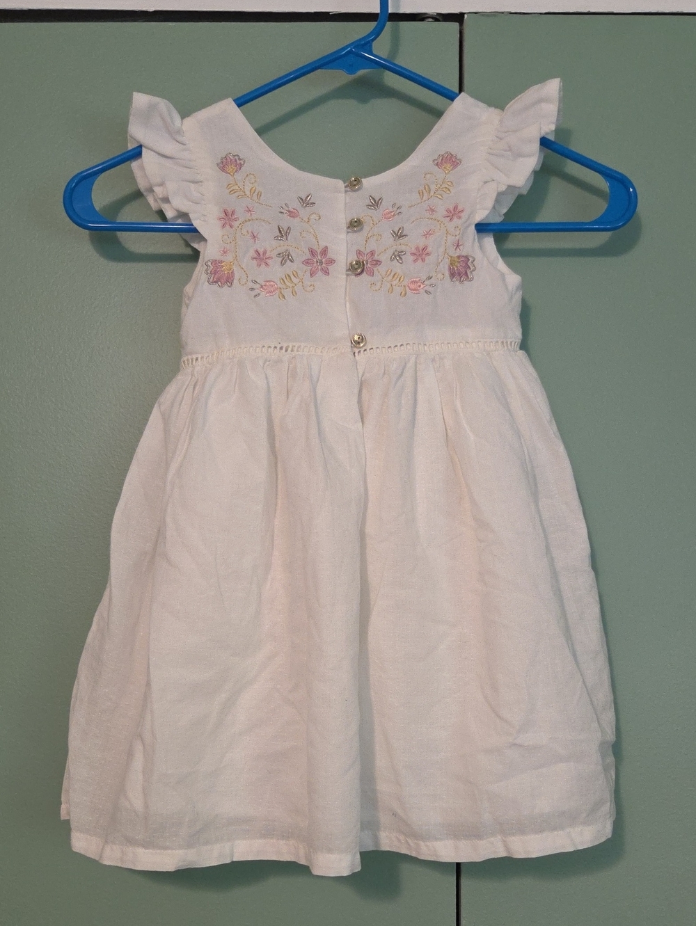 Nwt Max Studio Kids White Floral Dress Size 3t